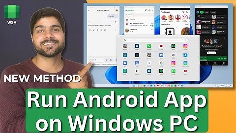 Run Android Apps on PC Easily | Install WSA on Windows 11 (Official Method) ✅
