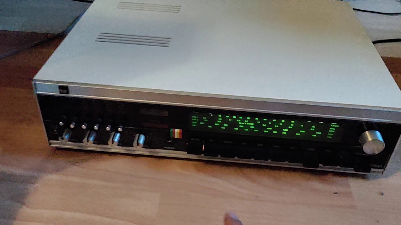AMPLI TUNER HI-FI 1969 DUAL CR 40 AM-FM stereo receiver - prises DIN