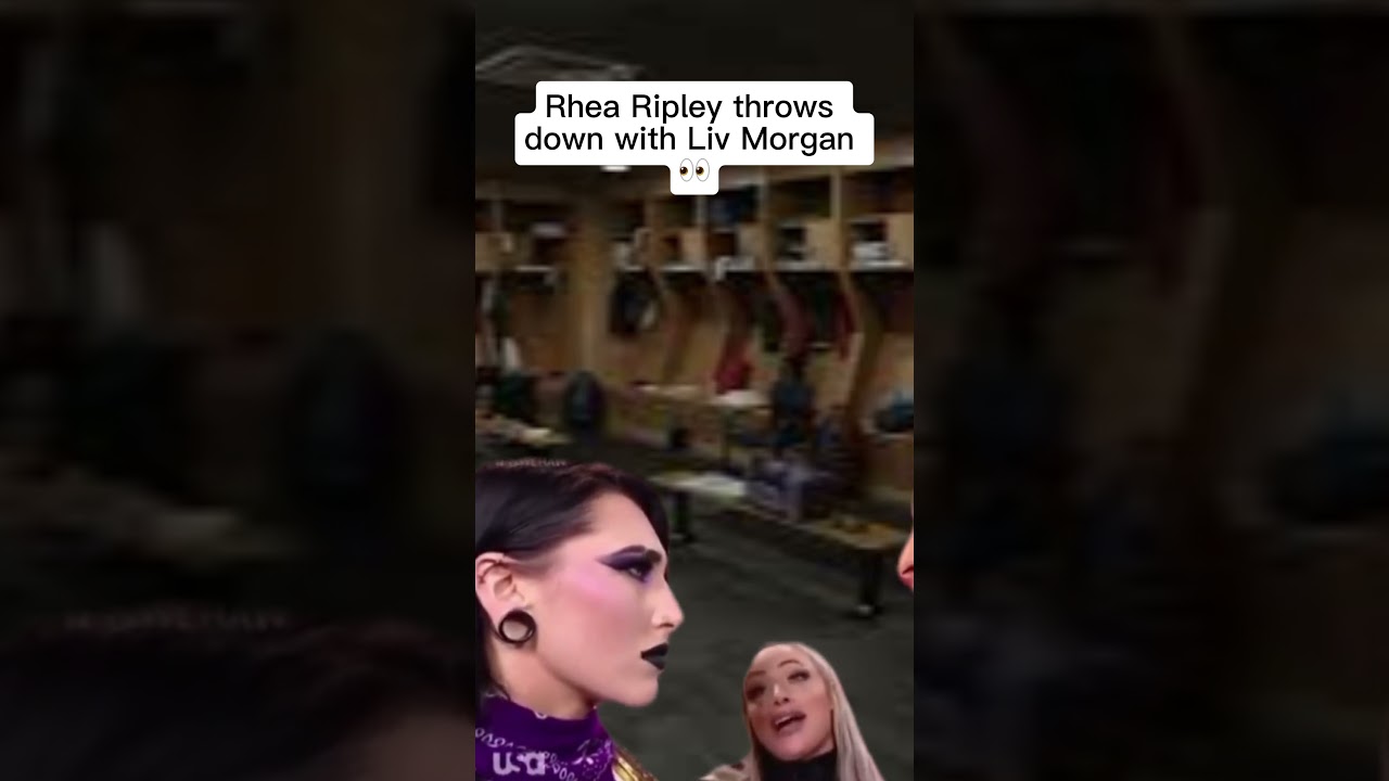 Rhea Ripley ATTACKS Liv Morgan 😬 #wwe #rhearipleywwe #livmorgan #foryou
