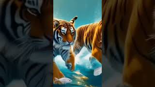 Tiger Catch Fish#short
