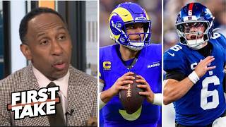 First Take Giants Offense Will Shred Rams In Week 2 - Stephen A. Says Jaxson Dart Will Take Over