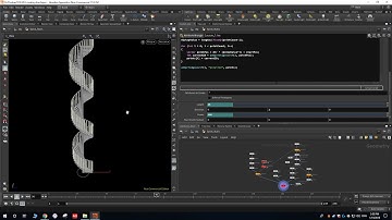 Houdini VEX Creating Custom Spiral Stair