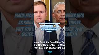 MAGA moron Spencer Brat wants to be mayor of LA thinks he’s as smart as Obama 😂 #SpencerPratt ￼