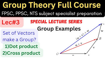 Best Examples of groups lec#3 examples of groups and non-groups special lectures #ppsc#mathematics