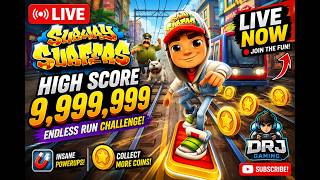 🔴 SUBWAY SURFERS LIVE 🏃🔥 | Endless Run & High Score Gameplay screenshot 3