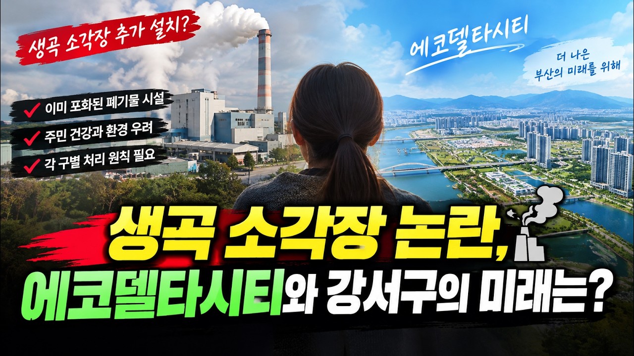 생곡 소각장 논란, 에코델타시티와 강서구의 미래는? #생곡소각장 #부산강서구 #에코델타시티 #부산지역뉴스 #환경문제