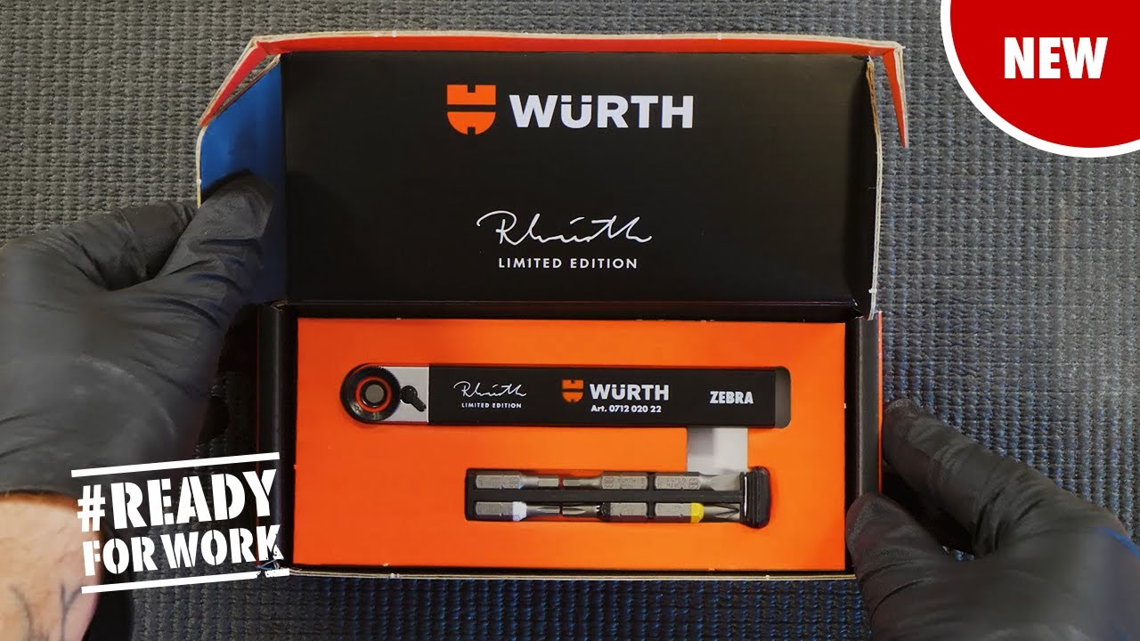 Reinhold Wurth Limited Edition 1/4 Inch Bit Ratchet Unboxing YouTube