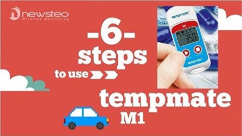 Newsteo Tempmate M1 user guide
