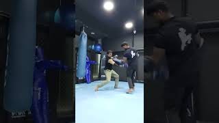 Punch & back kick technique 💪💯#fitfitfitness #workout #FitnessMotivation #mma #kickboxing #trending