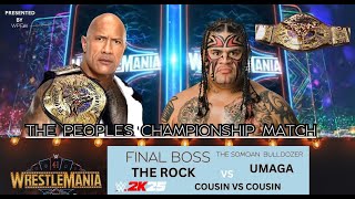 The Rock Vs Umaga Peoples Chdanionship Match Presented By Wpfw