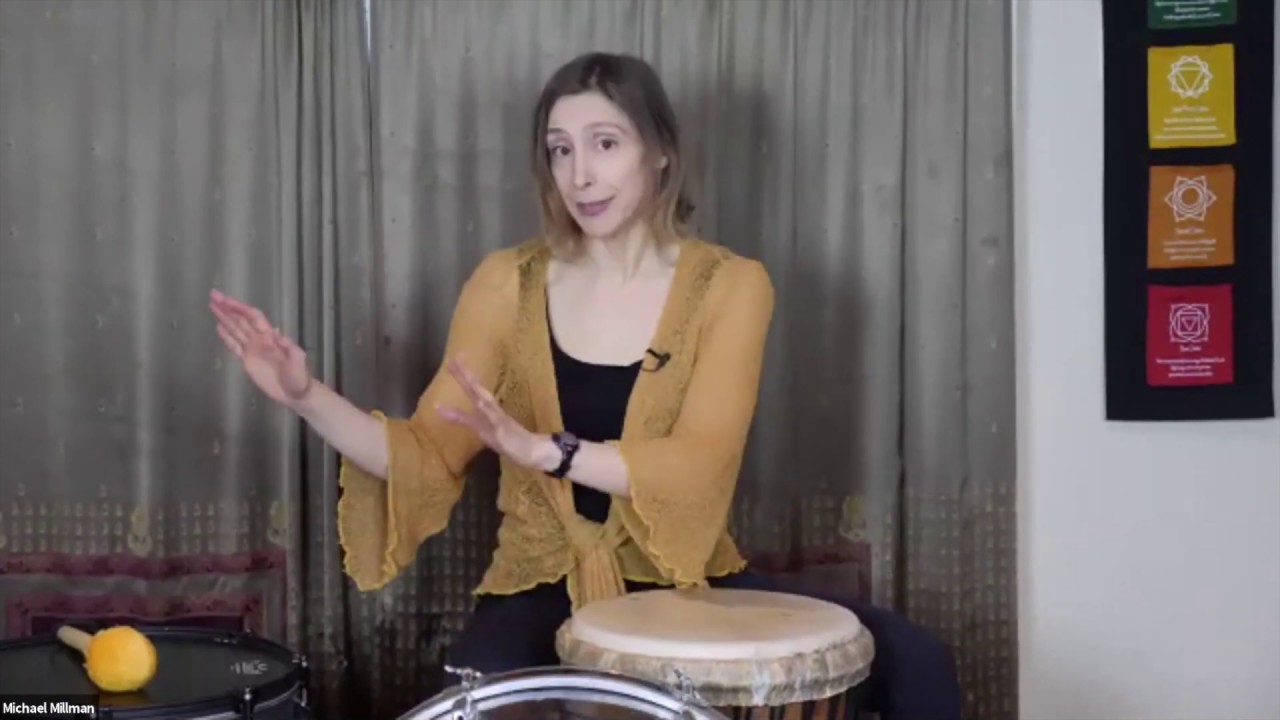 Mindful Hand Drumming Home Stress reduction for pain during COVID19