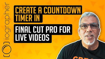 Create a countdown timer in Final Cut Pro for Live Videos