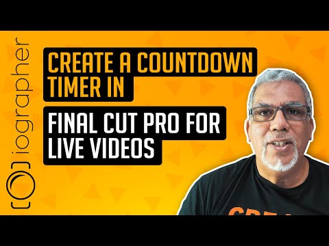 Create a countdown timer in Final Cut Pro for Live Videos