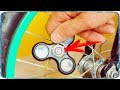Самоделки из спиннера для велосипеда своими руками. DIY bike life hacks with spinner.