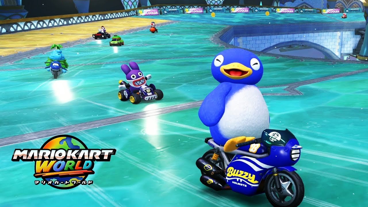マリオカートワールド　動作確認済み　002 ワールドのコースを走ってみる動画【マリオカートワールド】#2 - YouTube