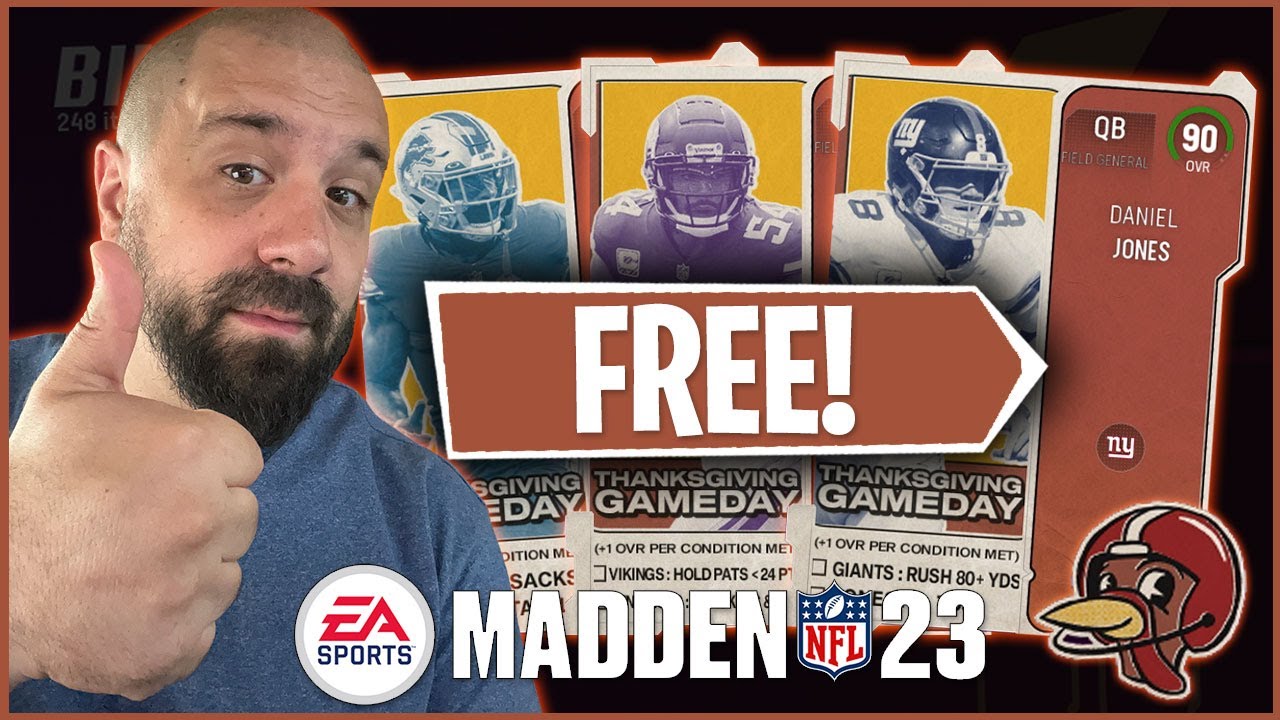 The BEST FREE 90 OVR Thanksgiving Gameday Card To Choose In MUT 23!