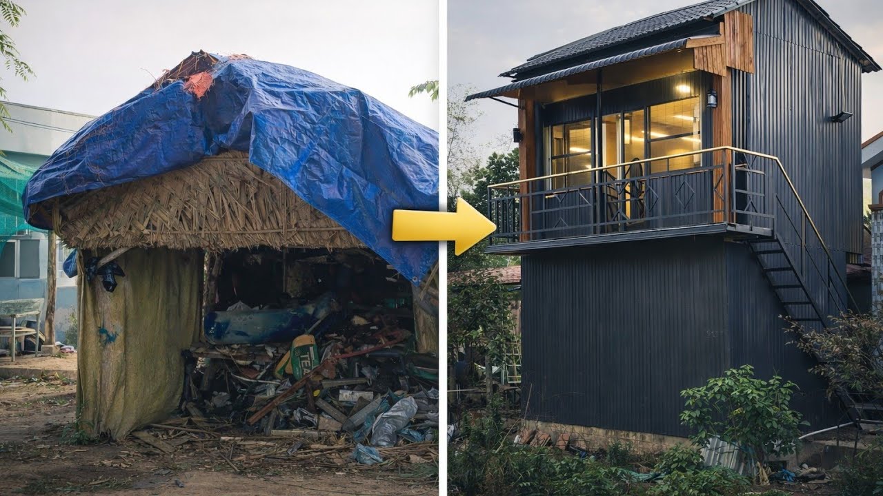 Я Потратил 5000$ и Превратил Старую Хижину в Дом Мечты