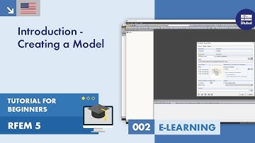 RFEM 5 Tutorial for Beginners | 002 Introduction - Creating a Model