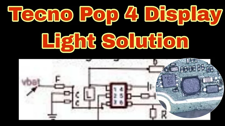 Tecno Pop 4 Display Light Solution | Tecno Pop 4 Display Light Jumper | Tecno Pop 4 Light Ic