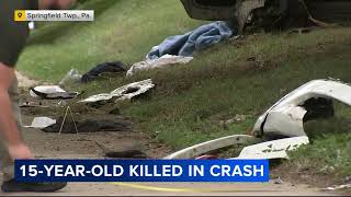 Teen killed, 3 injured after stolen car runs red light, causing crash in Montgomery County