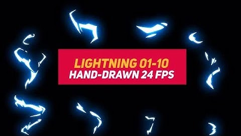Liquid Elements 3 Lightning 01-10 Stock Motion Graphics