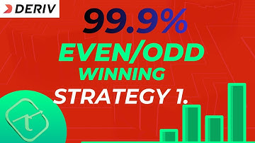 EVEN/ODD WINNING STARATEGY1|99.9%| USING SEATECHTRADERS.COM