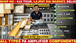 All industrial PA AMPLIFIERS original components - ic, mosfet, relay, capacitor, transistor, diode