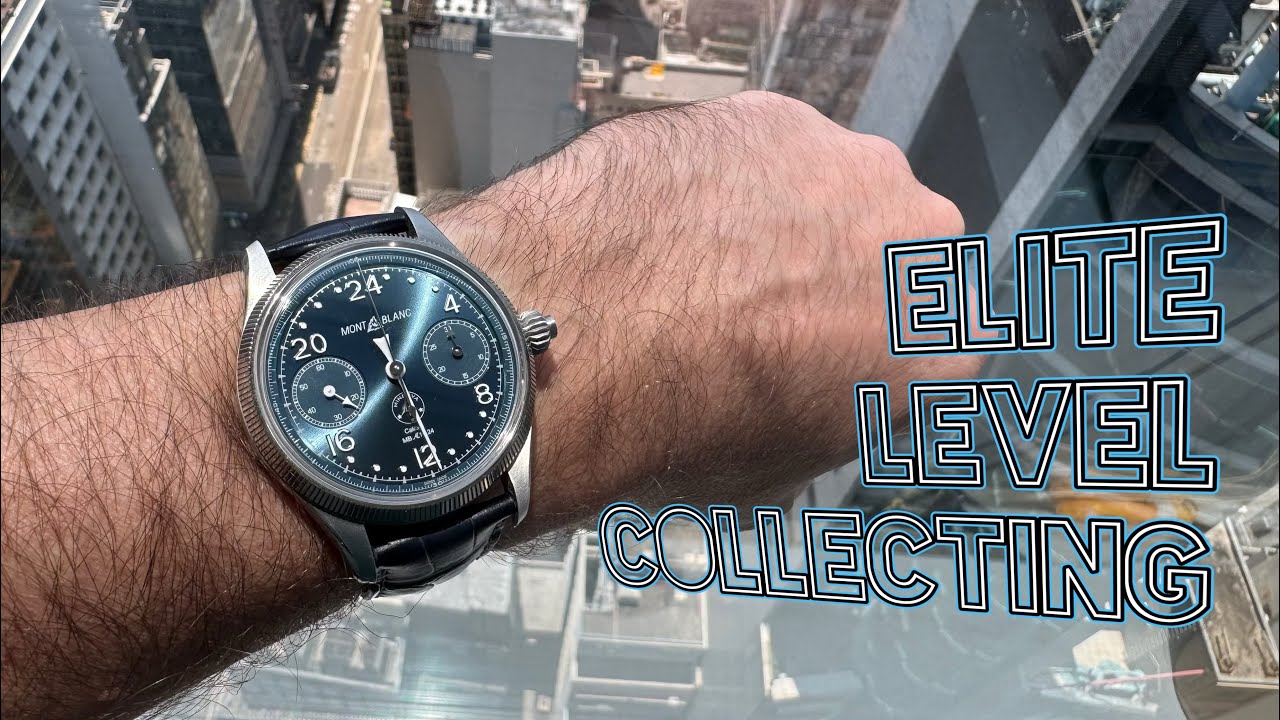 Montblanc M58 Club Inaugural Monopusher Minerva Caliber - YouTube