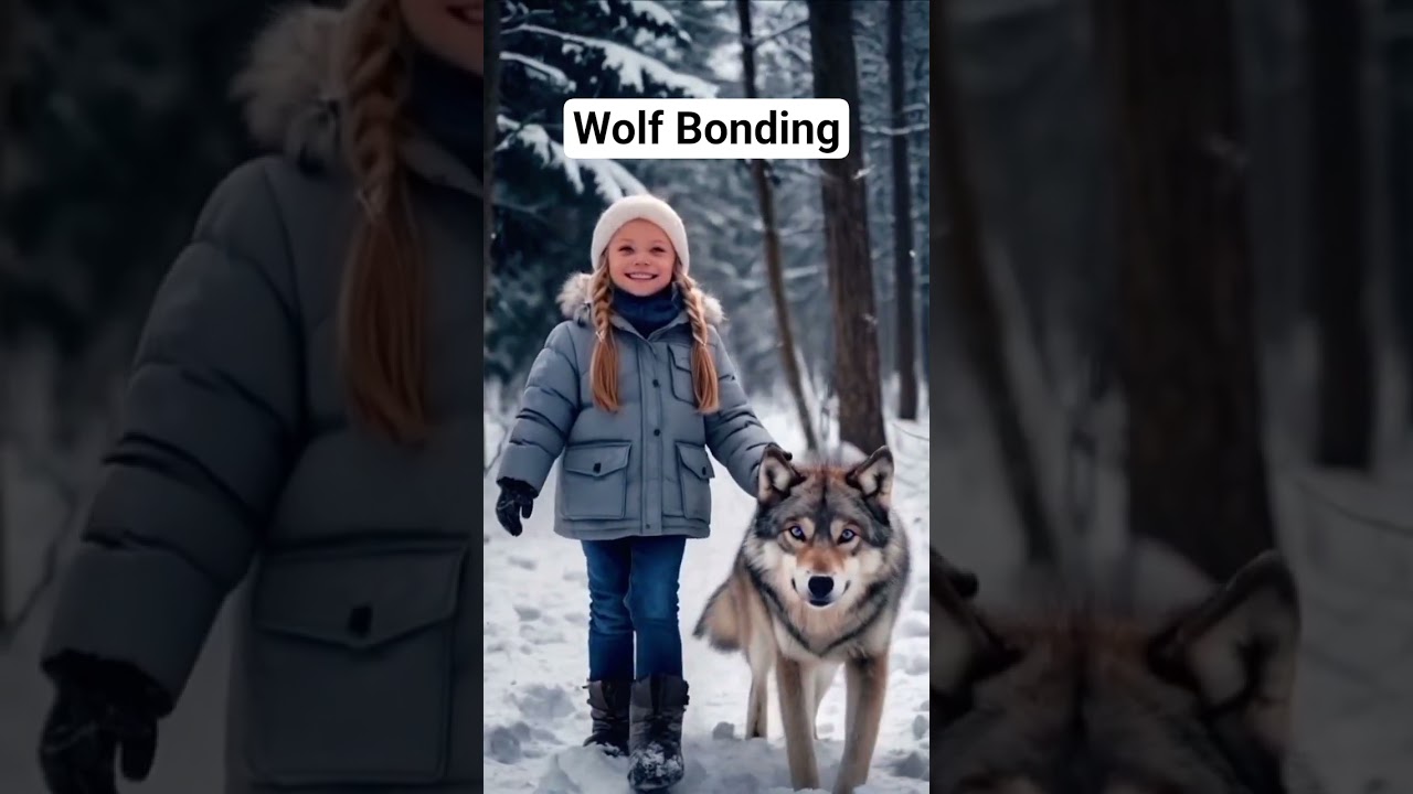 Girl and Great Wolf Share an Unbreakable Bond 🐺❤️ | True Animal Loyalty 