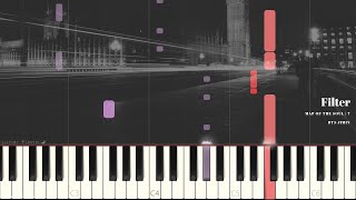Bts Jimin 방탄소년단 지민 - Filter Piano Cover & Tutorial 피아노 커버 & 튜토리얼 By Lunar Piano