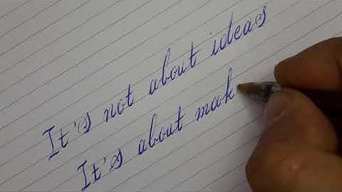 How to improve handwriting cursive/Positive motivational quotes