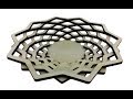 Laser-cut Bowl out of 1/4 Laser-cut Bowl out of 1/4