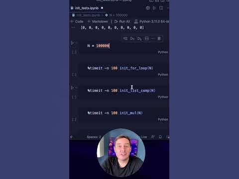 Fastest way to initialize a List in Python? (comparison of 3 options ...