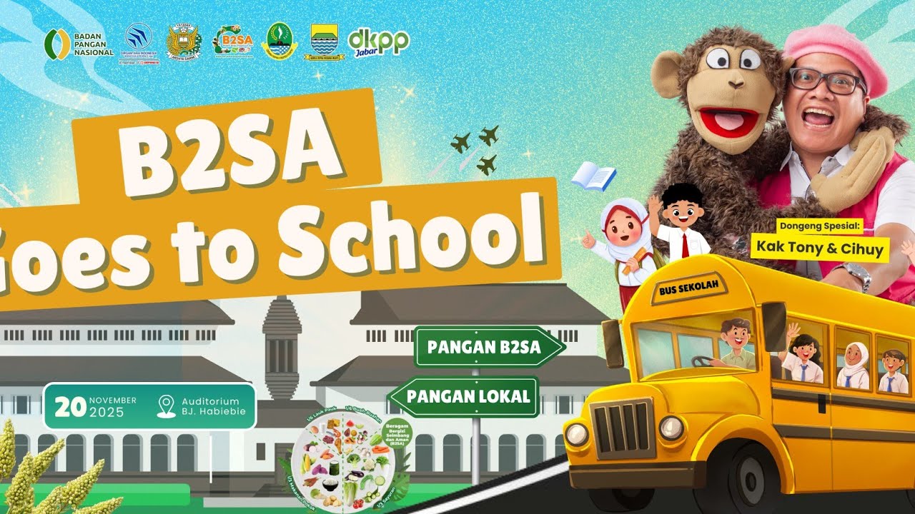 Dongeng B2SA by Kak Tony dan Cihuy [B2SA Goes to School PT Dirgantara Indonesia, Kota Bandung]