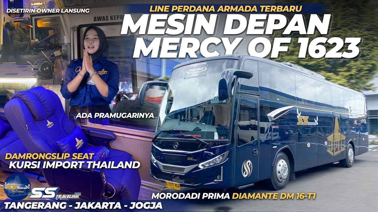 LINE PERDANA PENUMPANG FULL SEAT‼️ DISETIRIN OWNERNYA LANGSUNG😍 - Trip SS 018 Jakarta - Yogyakarta