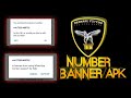 Number banner  whats app number banning apk  password in vedio