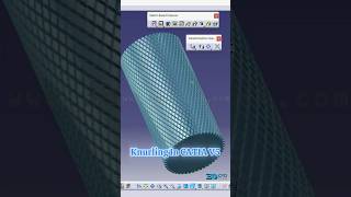Knurling in Catia V5 #catiav5tutorial #catia3d #catiatutorials #cad