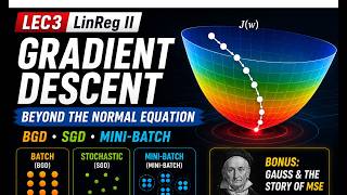 [LEC3, LinReg II] Beyond the NE Gradient Descent(Intro to MLE)