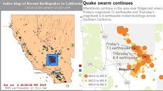 3,000 earthquakes since july 4th & more ...