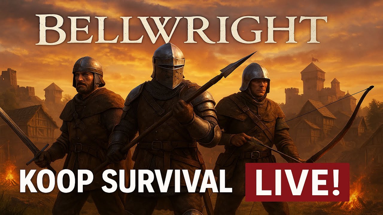 ⚔️ BELLWRIGHT [DEUTSCH] | 3-Spieler-KOOP Survival, Basisbau & Mittelalter-Action