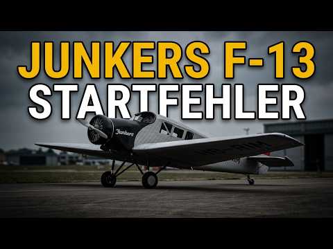 Junkers F-13 mit Startproblemen