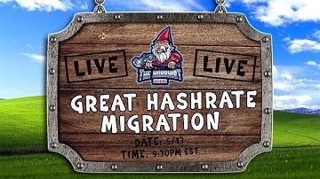 Great Hashrate CryptoMining Migration - Moving Mining Rigs Away from ETH for 24Hrs - AMA
