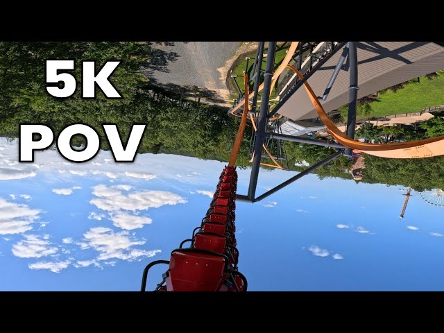 洋楽 DEVILE - FROM A PITCH FOR POINT OF VIEW Jersey Devil Coaster Back Row POV [5K] | Six Flags Great Adventure