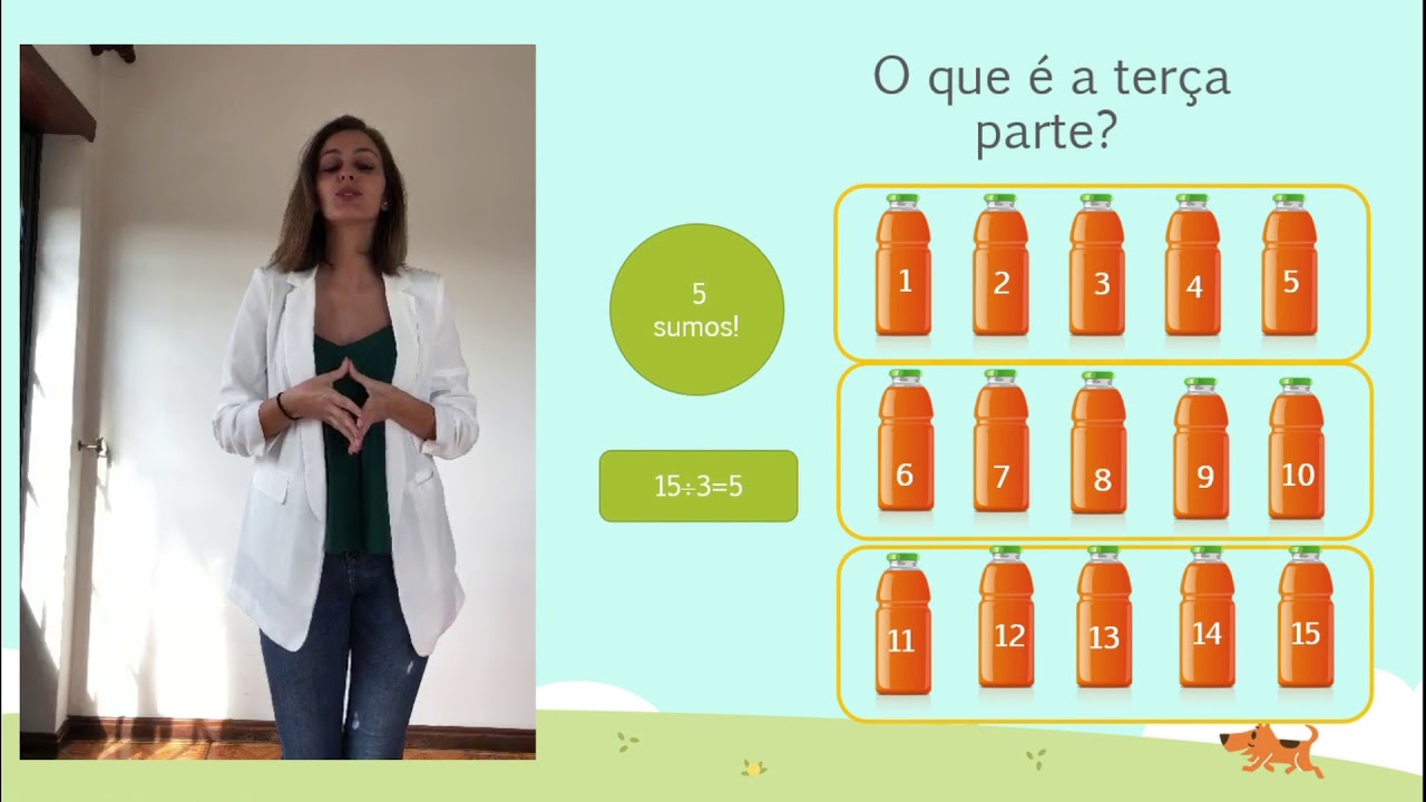 O que é a metade e a terça parte? - YouTube