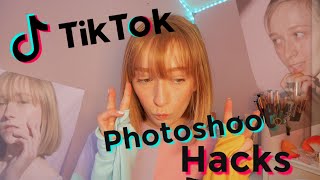 testing TikTok photoshoot hacks