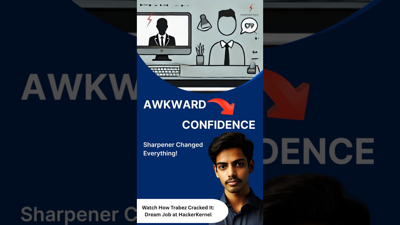 Awkward ➡️ Confidence. Sharpener Changes Everything. 