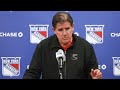 NYR Practice: Peter Laviolette Media Availability | April 1, 2025
