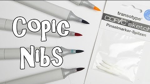 How to Replace Your Copic Nibs - Copic Marker Care and Maintence for Beginners - Quick Art Tips #4