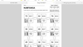 Numtanga Tangy Puzzle