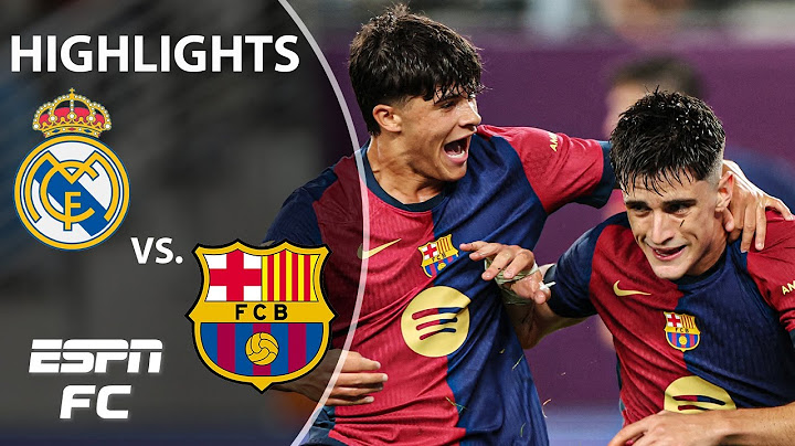 Pau Victor’s brace leads Barcelona to El Clasico win vs. Real Madrid | Highlights | ESPN FC